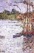 Childe Hassam The Mill Pond at Cos Cob oil painting picture wholesale